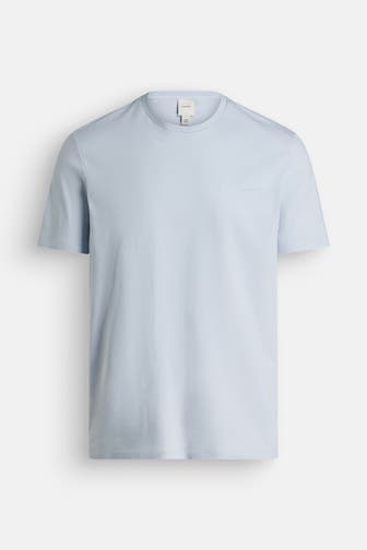 CK JEANS T-Shirt 'Refined Solid' taubenblau