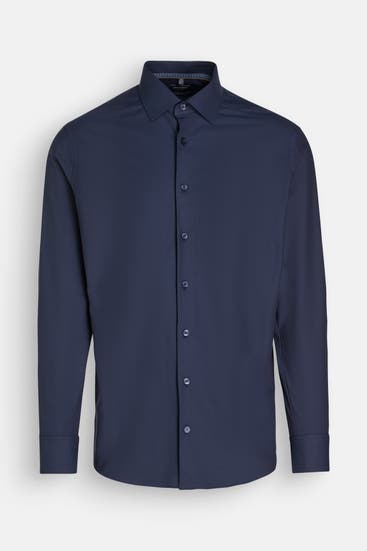 OLYMP Luxor modern fit - Business-Hemd dunkelblau Modern Fit