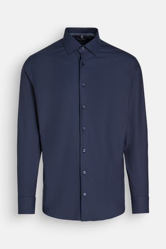 OLYMP Luxor modern fit Business-Hemd dunkelblau Modern Fit