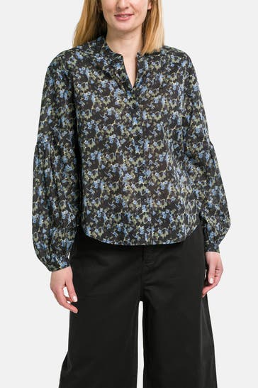 BOSS ORANGE Casual-Bluse 'Berday' gemustert