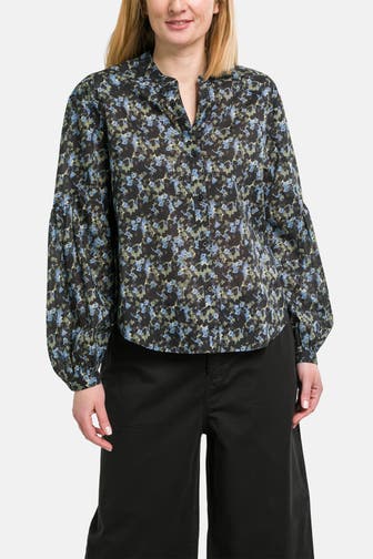 BOSS ORANGE Casual-Bluse 'Berday' gemustert