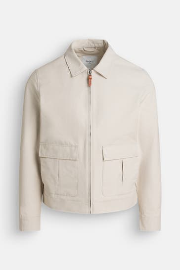 PEPE JEANS Blouson 'Valmo' beige