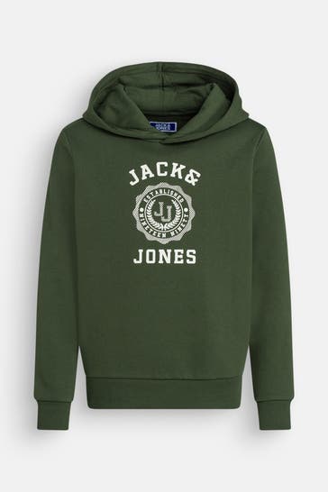 JACK & JONES Hoodie dunkelgrün