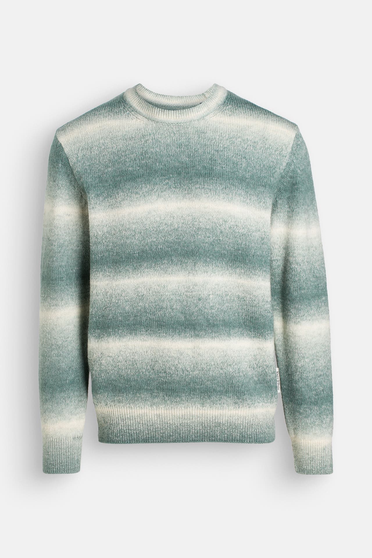 MARC O'POLO Strickpullover grün meliert, Bild 1