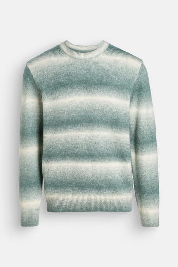 MARC O'POLO Strickpullover grün meliert