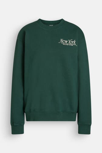 SPORTY & RICH Sweatshirt dunkelgrün