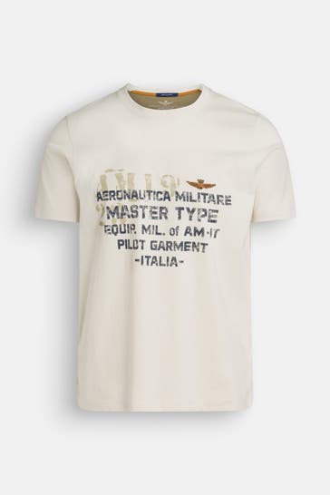 AERONAUTICA MILITARE Beige T-Shirt
