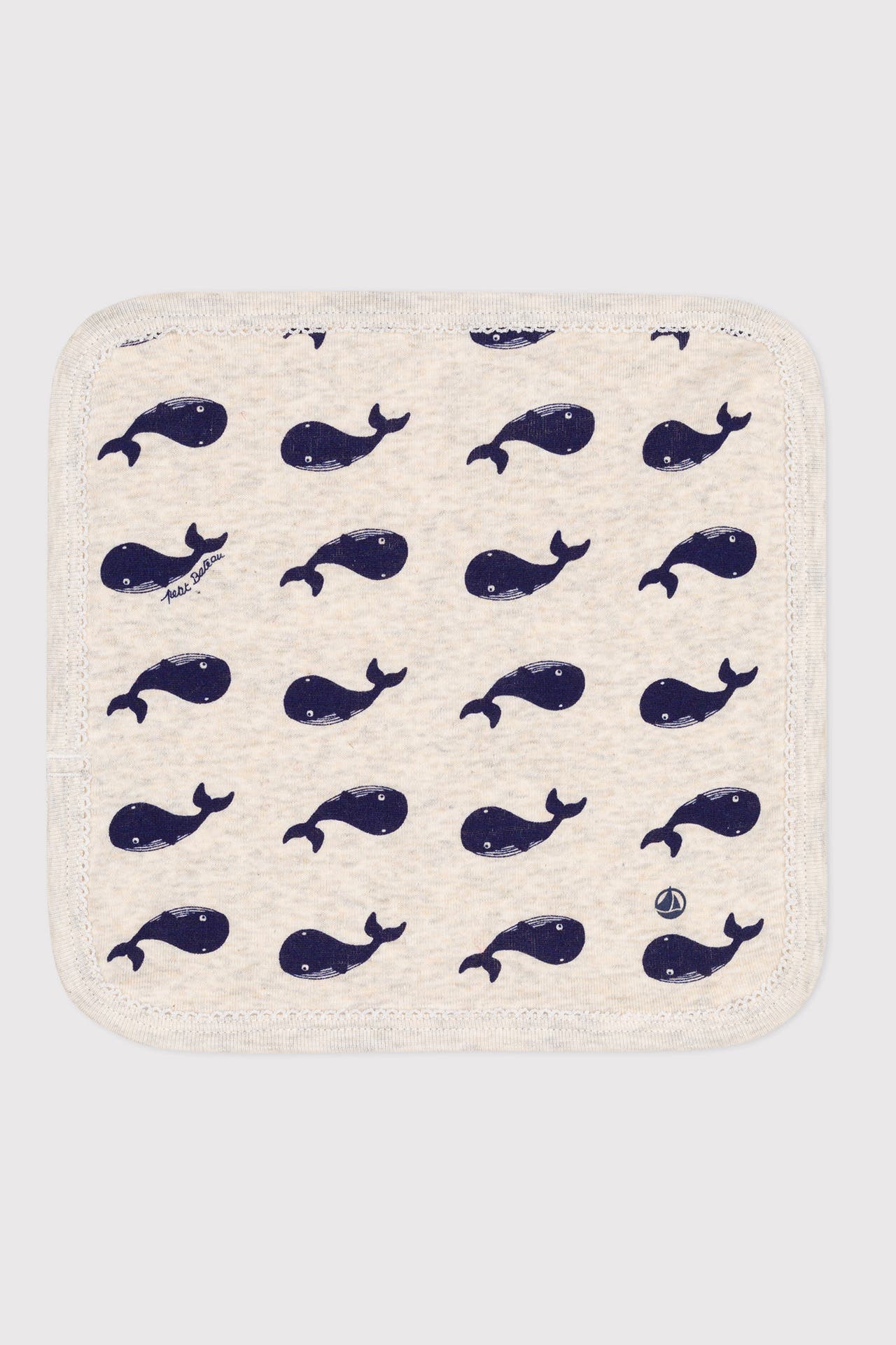PETIT BATEAU Babytuch gemustert, Bild 1