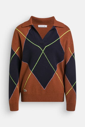 LACOSTE Wollmix-Pullover mehrfarbig