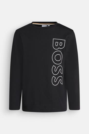 BOSS Longsleeve schwarz