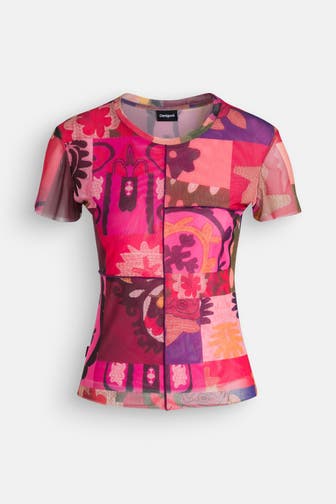 DESIGUAL T-Shirt gemustert