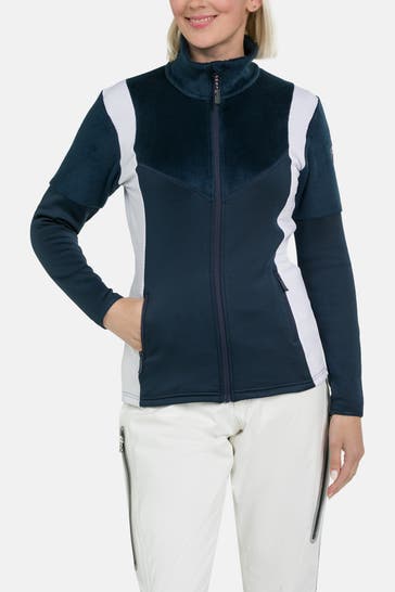 ROSSIGNOL Fleecejacke blau
