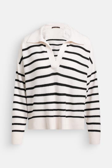 WINDSOR. Strickpullover zweifarbig gemustert