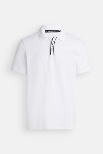 KARL LAGERFELD Polo-Shirt weiß