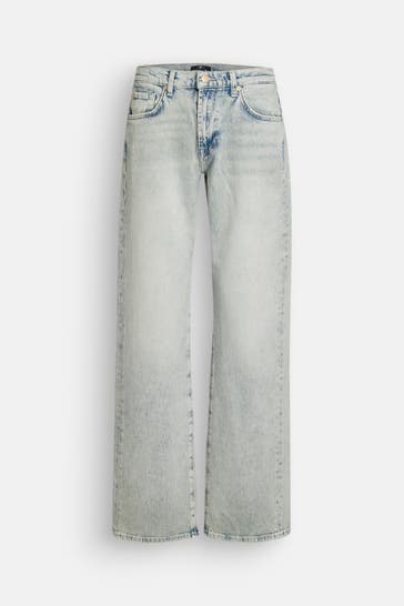7 FOR ALL MANKIND Jeans hellblau straight