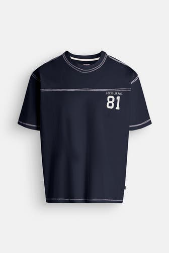 GUESS T-Shirt dunkelblau