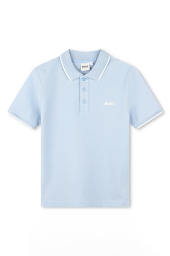 BOSS Polo-Shirt hellblau