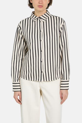 LOLLYS LAUNDRY Casual-Bluse 'Bleeker' gestreift