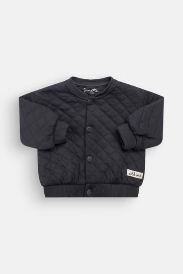 SANETTA Sweatjacke schwarz