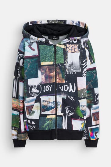 DESIGUAL Sweatjacke mehrfarbig