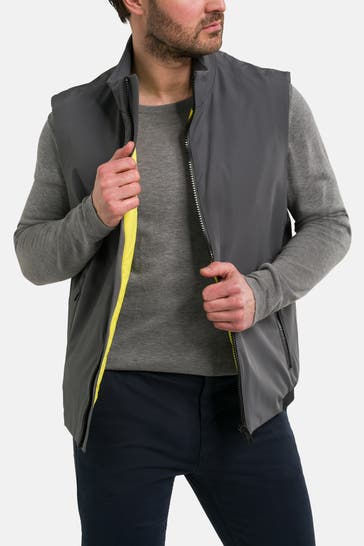 BOSS Weste 'Caldio' grau