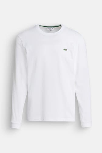 LACOSTE Longsleeve weiß