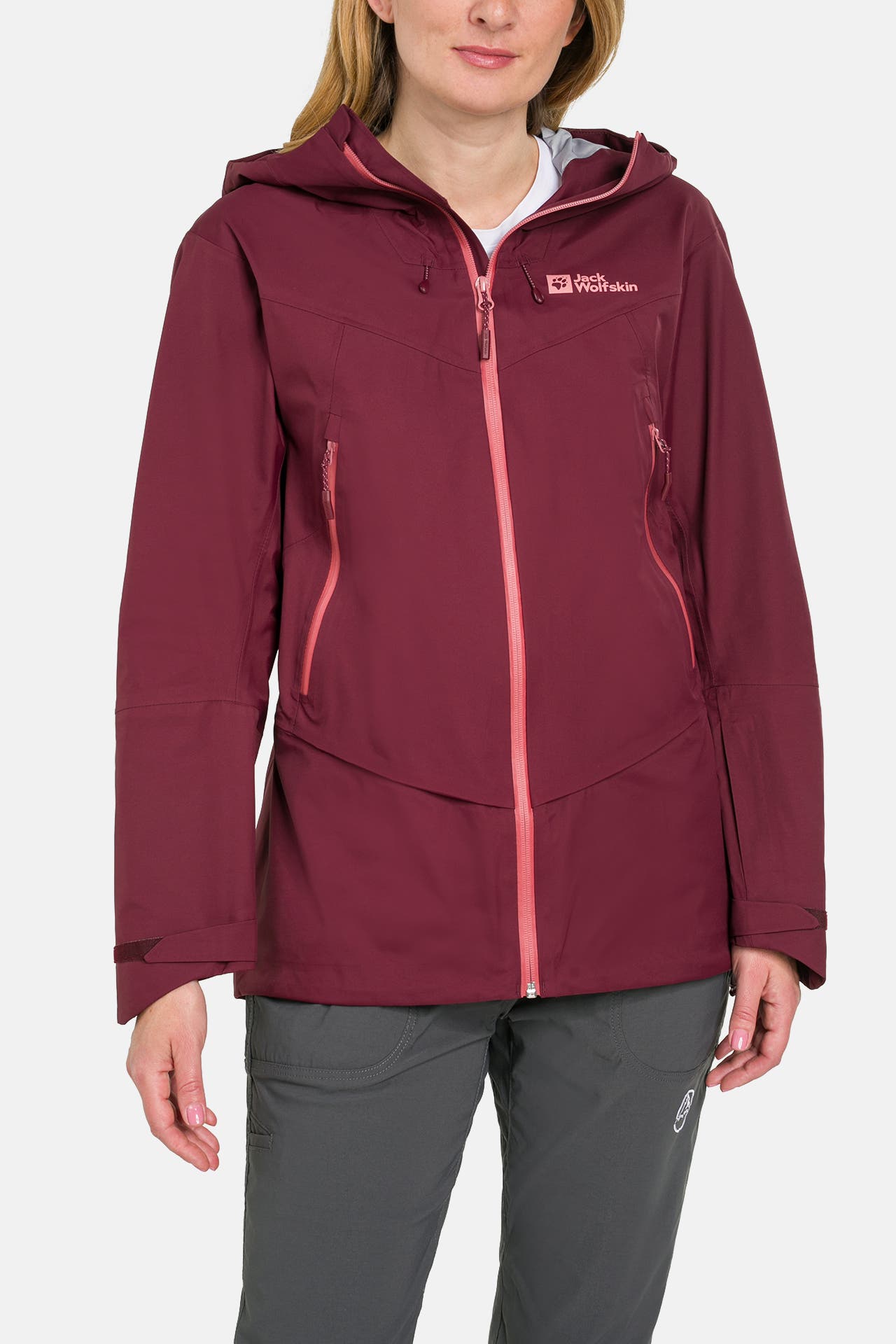 JACK WOLFSKIN Funktionsjacke burgunder, Bild 1