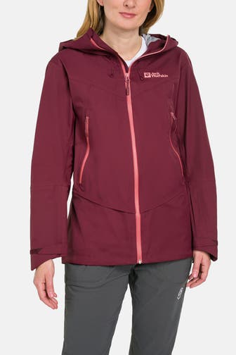 JACK WOLFSKIN Funktionsjacke burgunder