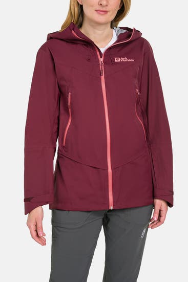 JACK WOLFSKIN - Funktionsjacke burgunder