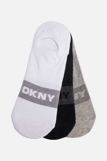 DKNY 3er-Pack Sneaker-Socken 'North' mehrfarbig
