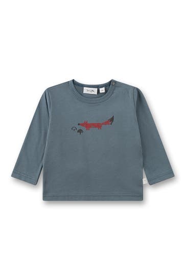 SANETTA Longsleeve graublau
