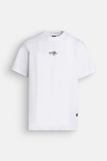 G-STAR T-Shirt weiß