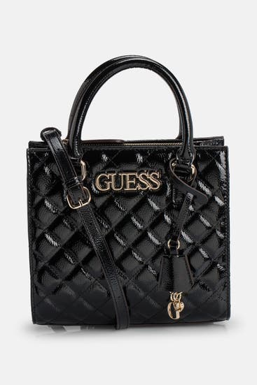 GUESS - Handtasche 'Araitz' schwarz