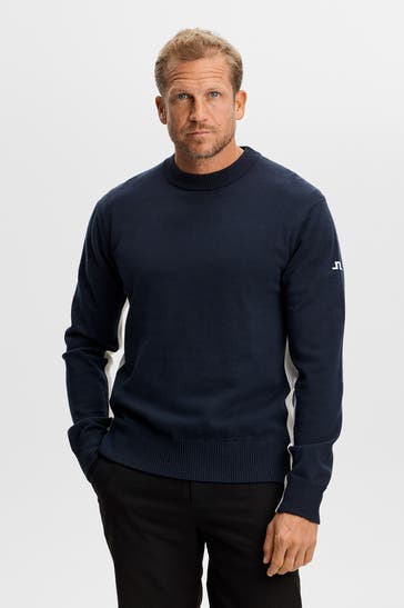 J.LINDEBERG Strickpullover 'Chester' dunkelblau