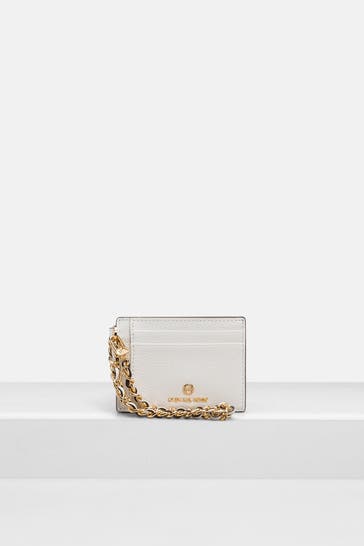 MICHAEL MICHAEL KORS Leder-Kartenetui weiß