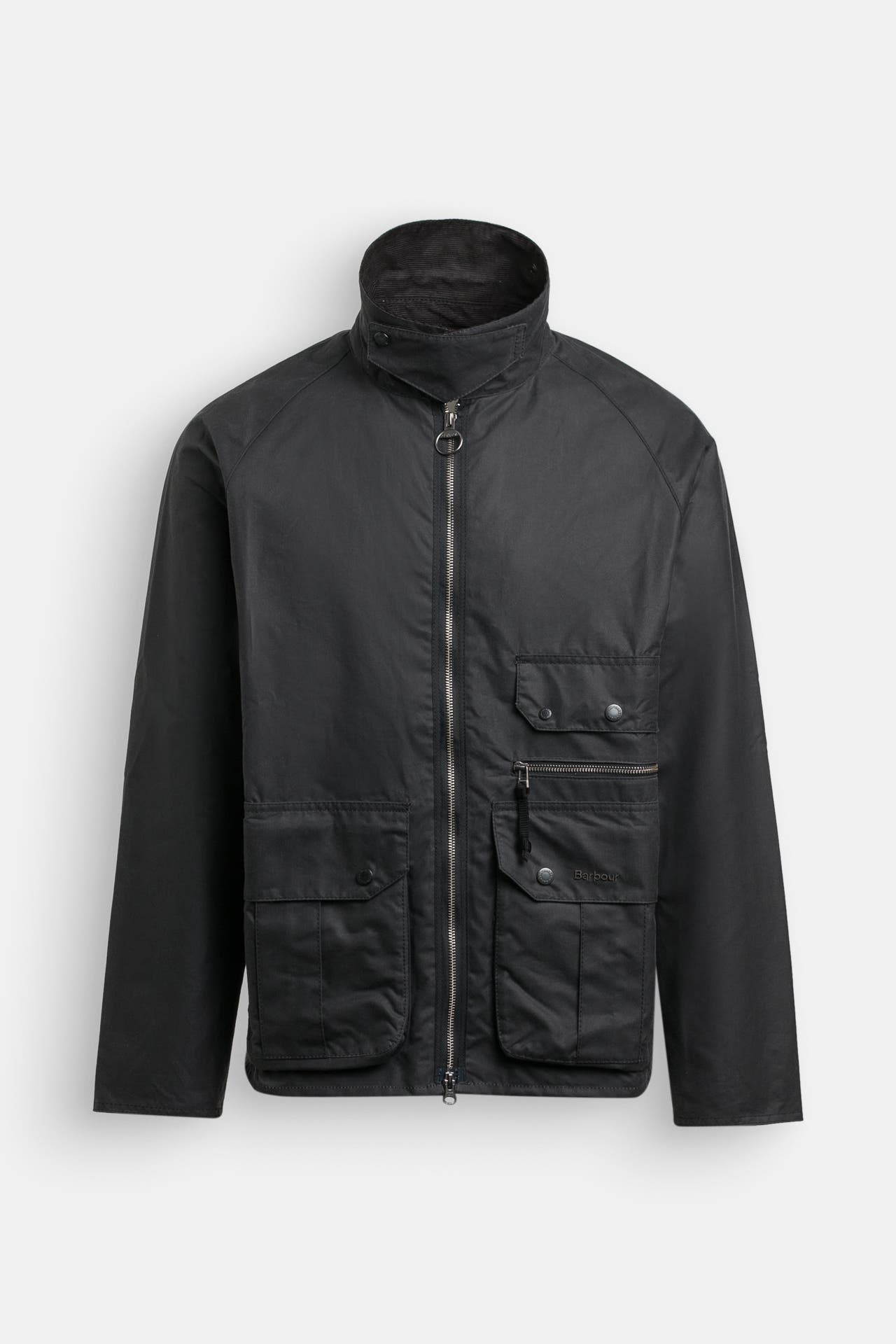 BARBOUR Wachsjacke 'Blackett' anthrazit, Bild 1