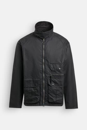 BARBOUR Wachsjacke 'Blackett' anthrazit