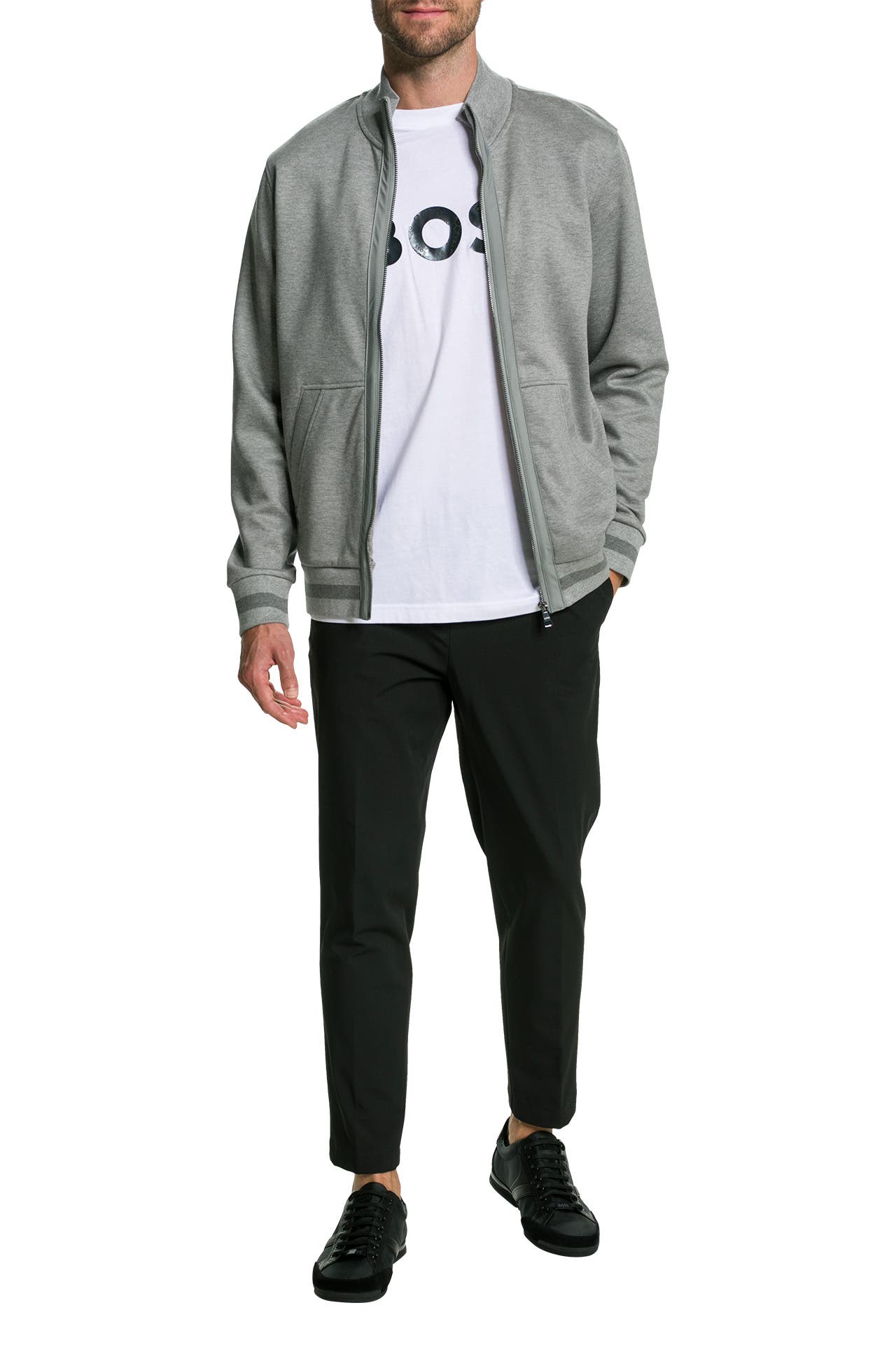 BOSS Sweatjacke 