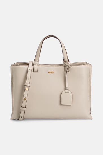 DKNY Handtasche 'Alya Satchel' beige