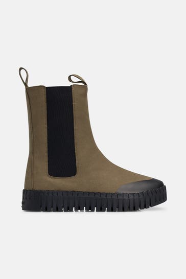 ILSE JACOBSEN Chelsea-Boots oliv