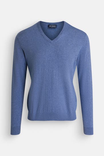 HACKETT Strickpullover azurblau