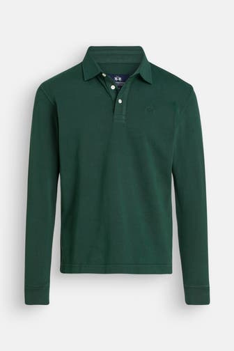 LA MARTINA Langarm-Polo dunkelgrün