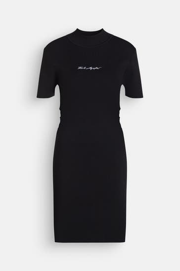 KARL LAGERFELD Minikleid schwarz