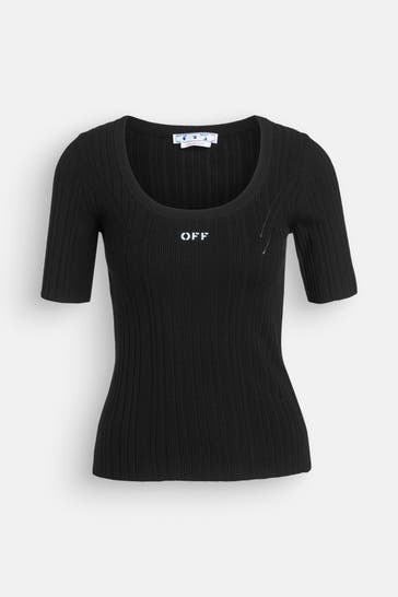 OFF-WHITE T-Shirt schwarz