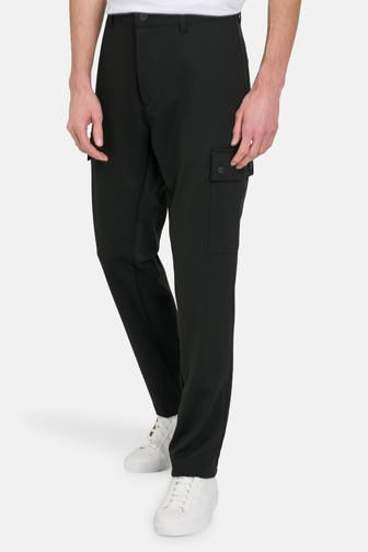 HUGO Stoffhose 'Glian' schwarz