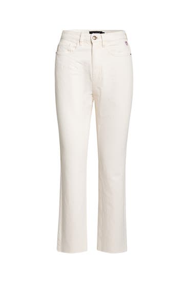 DESIGUAL - Jeans ecru straight