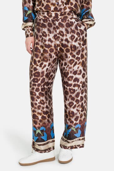 MISS GOODLIFE Stoffhose 'Happy Leo' animal