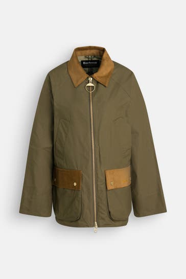 BARBOUR Übergangsjacke graugrün