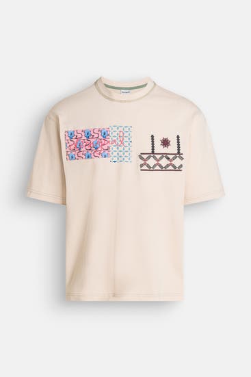 DESIGUAL - T-Shirt beige