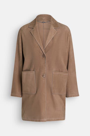 MABRUN Lederblazer 'Susan' braun